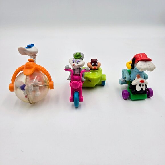 Warner Bros McDonald’s Happy Meal Toy Lot Pinky Brain Daffy Bugs Bunny Animaniac - Picture 7 of 16